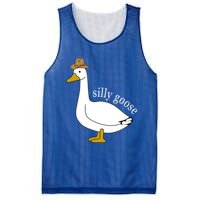 Silly Goose Cow Hat Funny Christmas Cute Gift Mesh Reversible Basketball Jersey Tank