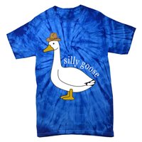 Silly Goose Cow Hat Funny Christmas Cute Gift Tie-Dye T-Shirt