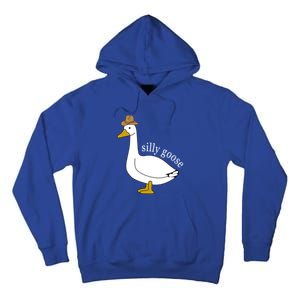 Silly Goose Cow Hat Funny Christmas Cute Gift Tall Hoodie