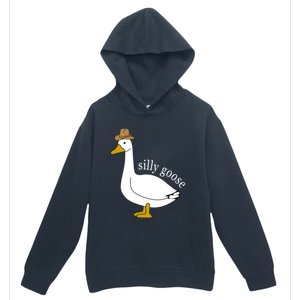 Silly Goose Cow Hat Funny Christmas Cute Gift Urban Pullover Hoodie