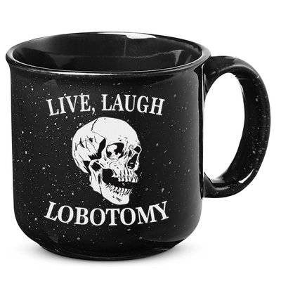 Soft Grunge Clothes Live Laugh Lobotomy Lobotomies 15oz Campfire Ceramic Mug