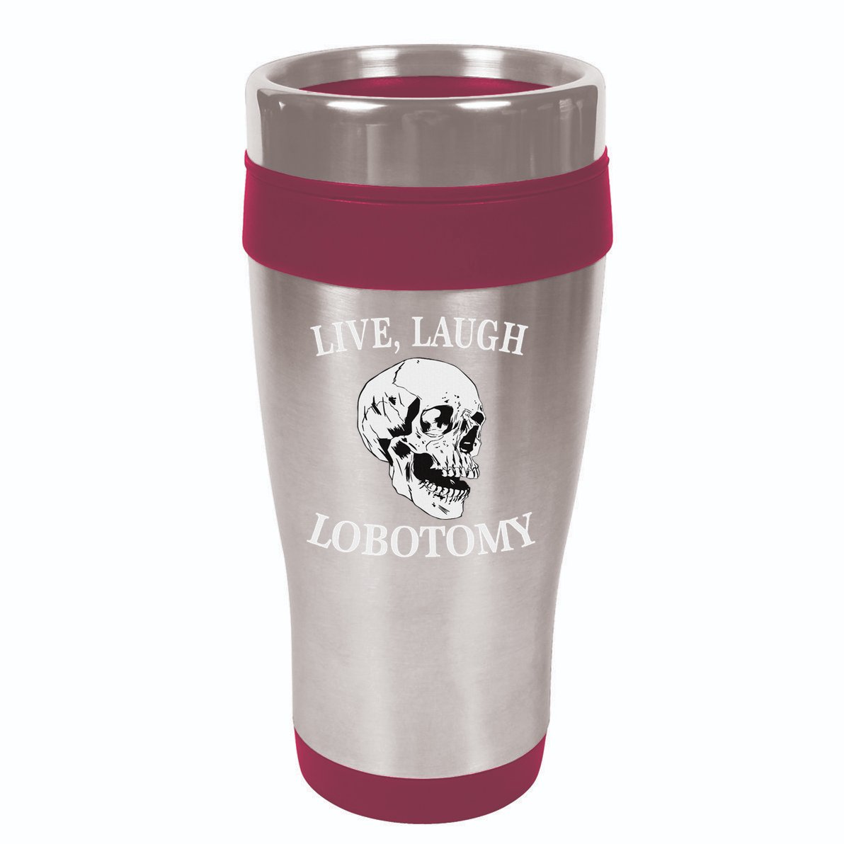Soft Grunge Clothes Live Laugh Lobotomy Lobotomies 16oz Travel Tumbler