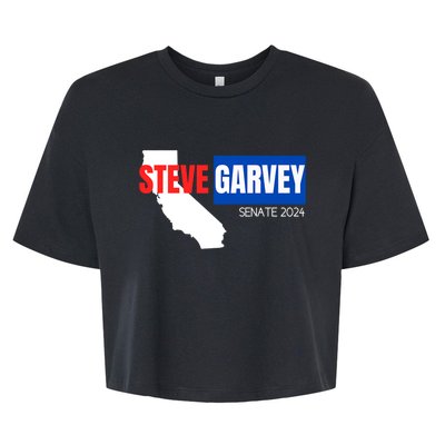 Steve Garvey California Senate Election Race 2024 Republican Bella+Canvas Jersey Crop Tee