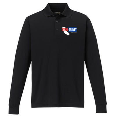 Steve Garvey California Senate Election Race 2024 Republican Performance Long Sleeve Polo