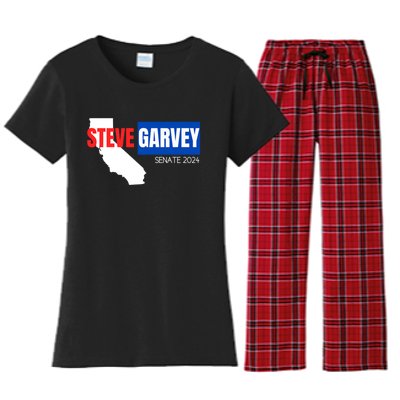 Steve Garvey California Senate Election Race 2024 Republican Women's Flannel Pajama Set