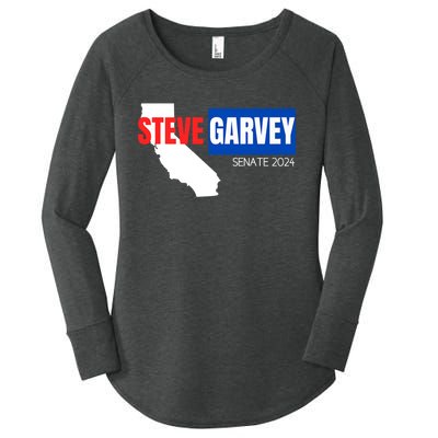 Steve Garvey California Senate Election Race 2024 Republican Women's Perfect Tri Tunic Long Sleeve Shirt