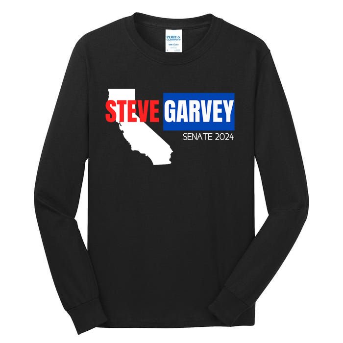 Steve Garvey California Senate Election Race 2024 Republican Tall Long Sleeve T-Shirt