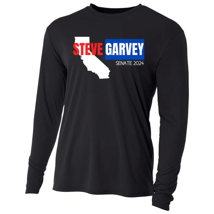 Steve Garvey California Senate Election Race 2024 Republican Cooling Performance Long Sleeve Crew