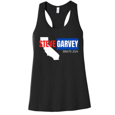 Steve Garvey California Senate Election Race 2024 Republican Women's Racerback Tank