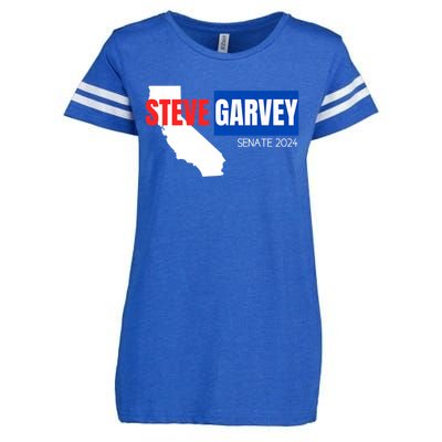 Steve Garvey California Senate Election Race 2024 Republican Enza Ladies Jersey Football T-Shirt