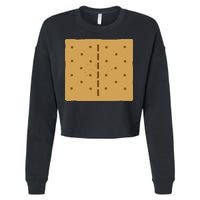 Smores Graham Cracker Group Halloween Costume Cropped Pullover Crew