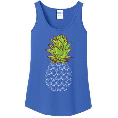 Sports Golfing Cool Gift Funny Pineapple Design Golf Player Cute Gift Ladies Essential Tank