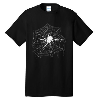 Spider Gift Costume Bird Spider Terrarium Spider Web Creepy Crawly Halloween Decor Tall T-Shirt