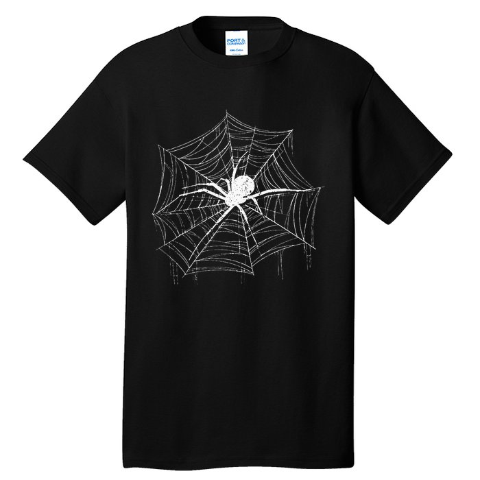 Spider Gift Costume Bird Spider Terrarium Spider Web Creepy Crawly Halloween Decor Tall T-Shirt