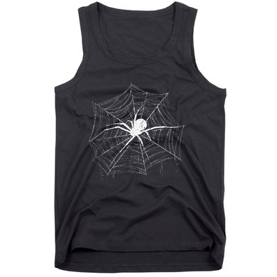 Spider Gift Costume Bird Spider Terrarium Spider Web Creepy Crawly Halloween Decor Tank Top