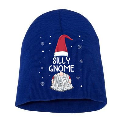 Silly Gnome Christmas Matching Family Group Gift Short Acrylic Beanie