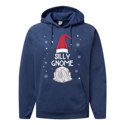 Silly Gnome Christmas Matching Family Group Gift Performance Fleece Hoodie