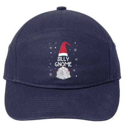 Silly Gnome Christmas Matching Family Group Gift 7-Panel Snapback Hat