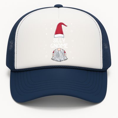 Silly Gnome Christmas Matching Family Group Gift Trucker Hat