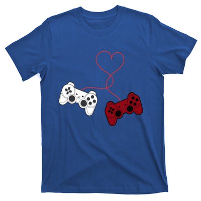 Sarcastic Gamer Controllers Heart Video Games Valentines Day Funny Gift T-Shirt