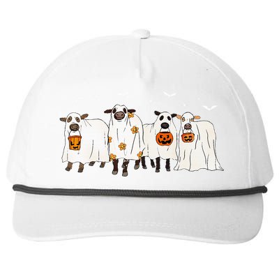 S.H.E.E.P Ghost Cows Halloween Cute Outfit Adults Snapback Five-Panel Rope Hat