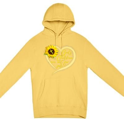 Sunflower Gods Children Are Not For Sale Fun Gods Children Premium Pullover Hoodie