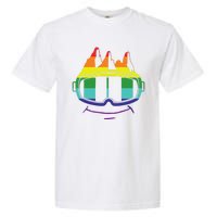 Ski Googles Colorful Skiing Sport Garment-Dyed Heavyweight T-Shirt