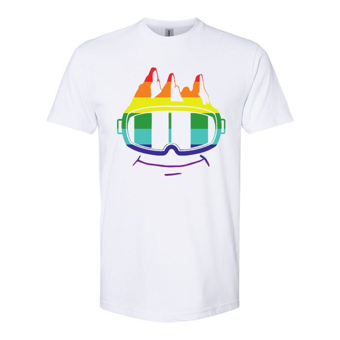 Ski Googles Colorful Skiing Sport Softstyle CVC T-Shirt