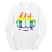 Ski Googles Colorful Skiing Sport Long Sleeve Shirt