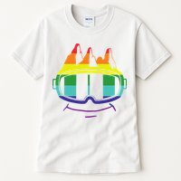 Ski Googles Colorful Skiing Sport Tall T-Shirt