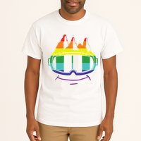 Ski Googles Colorful Skiing Sport Tall T-Shirt