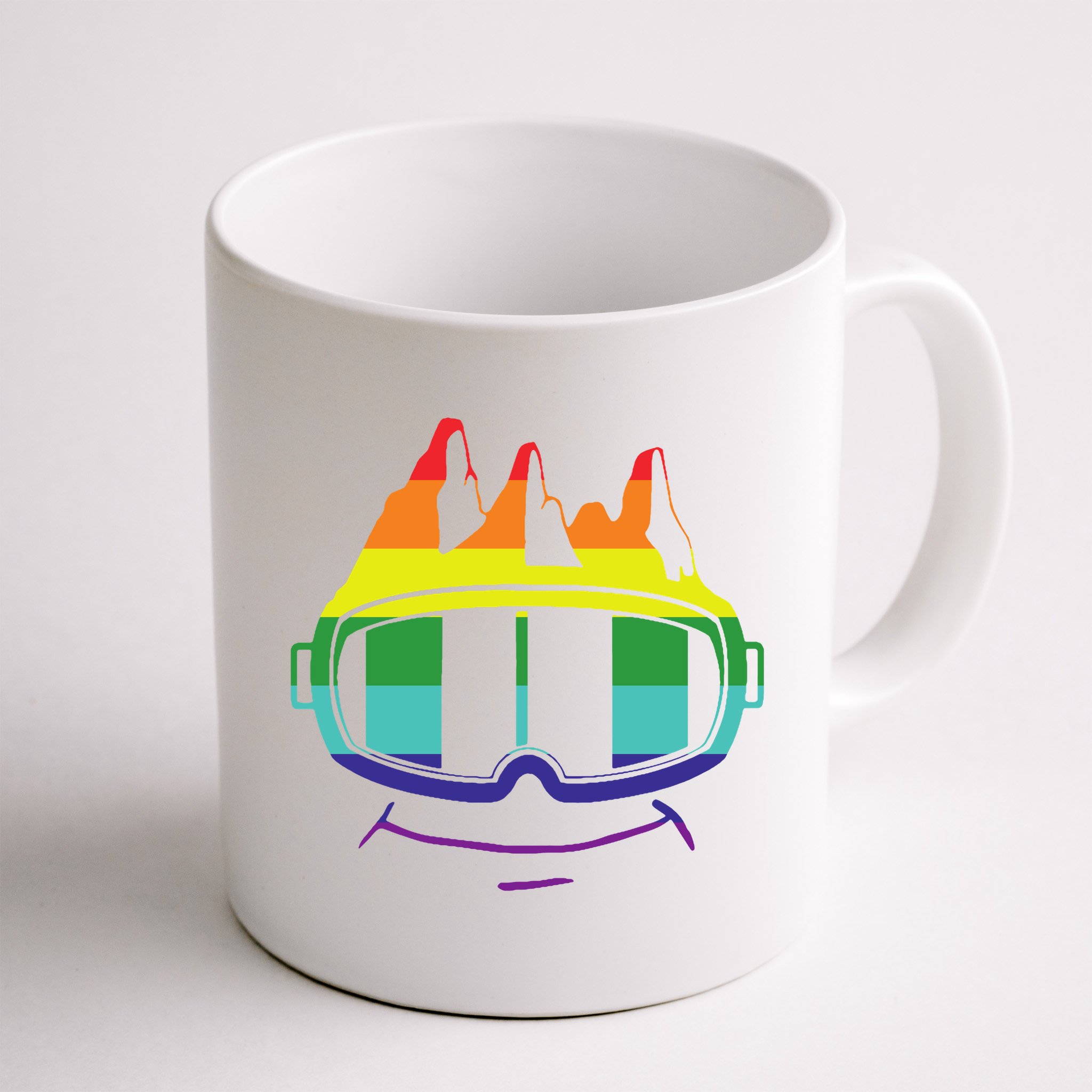 Ski Googles Colorful Skiing Sport Mug