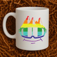 Ski Googles Colorful Skiing Sport Mug