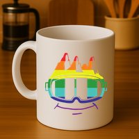 Ski Googles Colorful Skiing Sport Mug