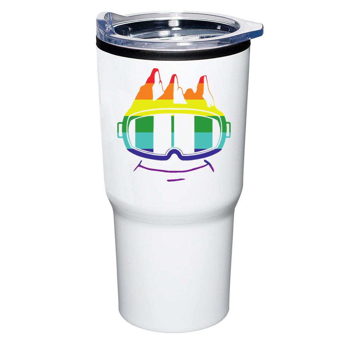 Ski Googles Colorful Skiing Sport Tumbler