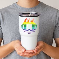 Ski Googles Colorful Skiing Sport Tumbler