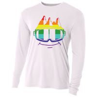 Ski Googles Colorful Skiing Sport Cooling Performance Long Sleeve Crew