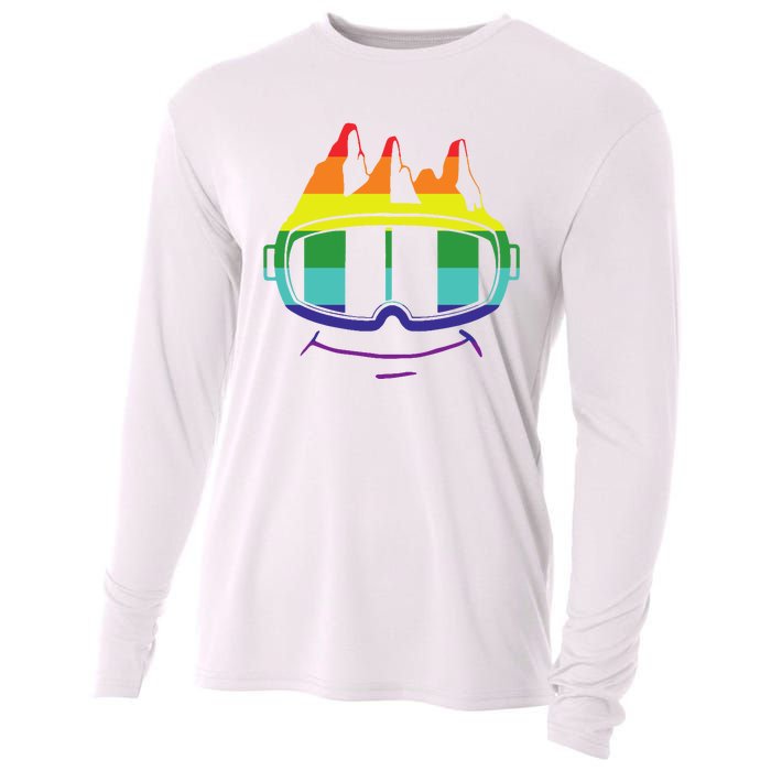 Ski Googles Colorful Skiing Sport Cooling Performance Long Sleeve Crew