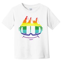 Ski Googles Colorful Skiing Sport Toddler T-Shirt