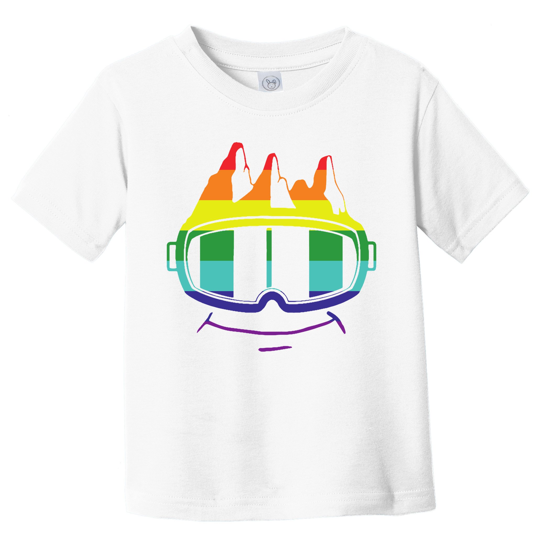Ski Googles Colorful Skiing Sport Toddler T-Shirt