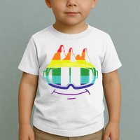 Ski Googles Colorful Skiing Sport Toddler T-Shirt