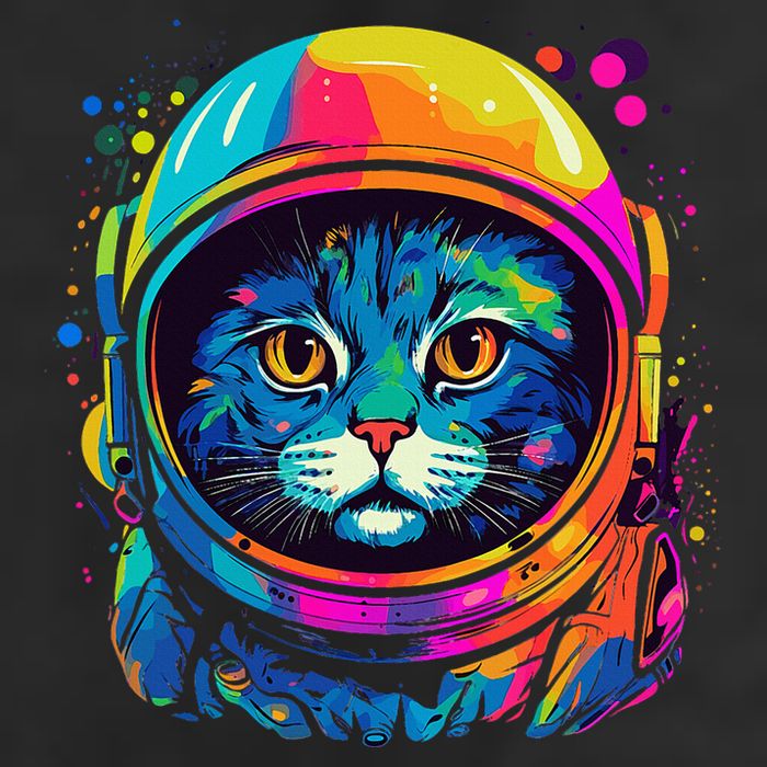 Space Gifts Cat Mom Cat Dad Astronaut Space 11oz C Handle Ceramic Mug