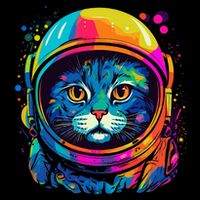 Space Gifts Cat Mom Cat Dad Astronaut Space Drawstring Bag