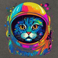 Space Gifts Cat Mom Cat Dad Astronaut Space Cotton Canvas Backpack