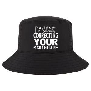 Sarcastic Grammar Correction Phrase Cool Comfort Performance Bucket Hat