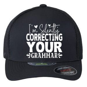 Sarcastic Grammar Correction Phrase Flexfit Unipanel Trucker Cap