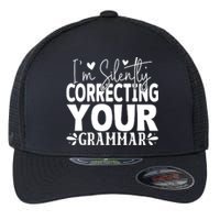 Sarcastic Grammar Correction Phrase Flexfit Unipanel Trucker Cap