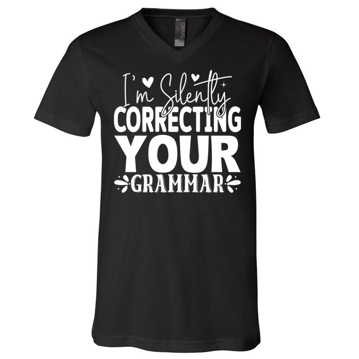 Sarcastic Grammar Correction Phrase V-Neck T-Shirt