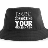 Sarcastic Grammar Correction Phrase Sustainable Bucket Hat