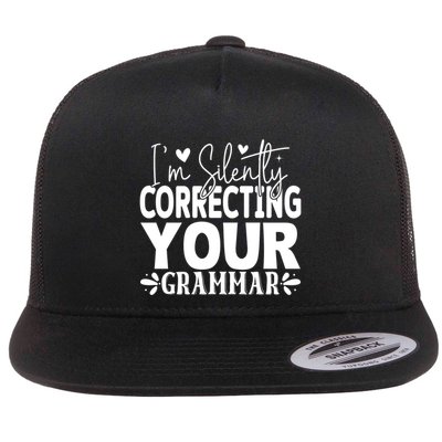 Sarcastic Grammar Correction Phrase Flatbill Hat